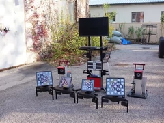 Cartesykj Przenośny ruchomy 3D ustawienie kół zarówno dla samochodów i ciężarówek 3 technologii kamer