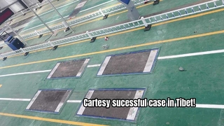 Sprawa miasta Tybet Leiwuqi !Cartesy pomyślnie instaluje linię kompleksowej kontroli pojazdów w High