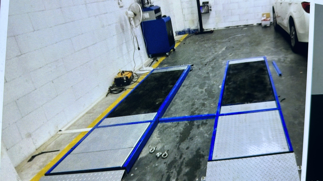 2CTPBH-10 Ultra Flat Plate Brake TesterLinia badawcza samochodu dla ciężarówki Test siły hamulcowej