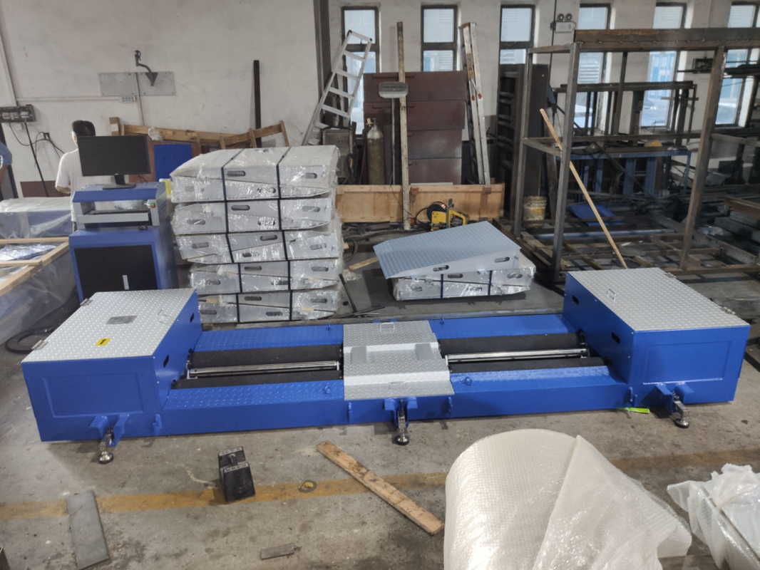 CTZD-9500M 15T Roller Mobile Brake Tester Bench Przenośny Przenośny Roller dla ciężarówek
