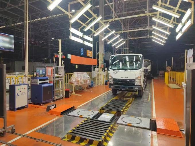 CTZJ-15 Pojazdy ciężarowe Wzór kierownictwa pojazdu Tester obciążenia 15T z narzędziem sterowania LCD z ekranem dotykowym