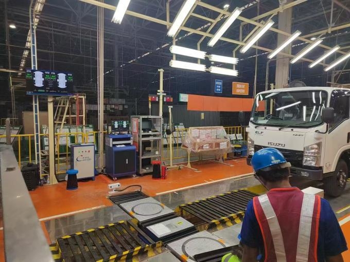CTZJ-15 Pojazdy ciężarowe Wzór kierownictwa pojazdu Tester obciążenia 15T z narzędziem sterowania LCD z ekranem dotykowym