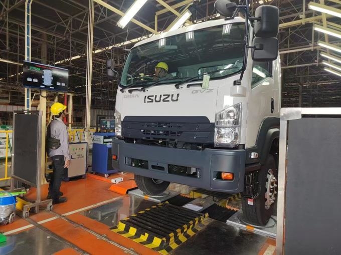 CTZJ-10 Pojazdy ciężarowe Wężnik kierownicy pojazdu Sprawdzacz obciążenia 10T z narzędziem sterowania LCD z ekranem dotykowym