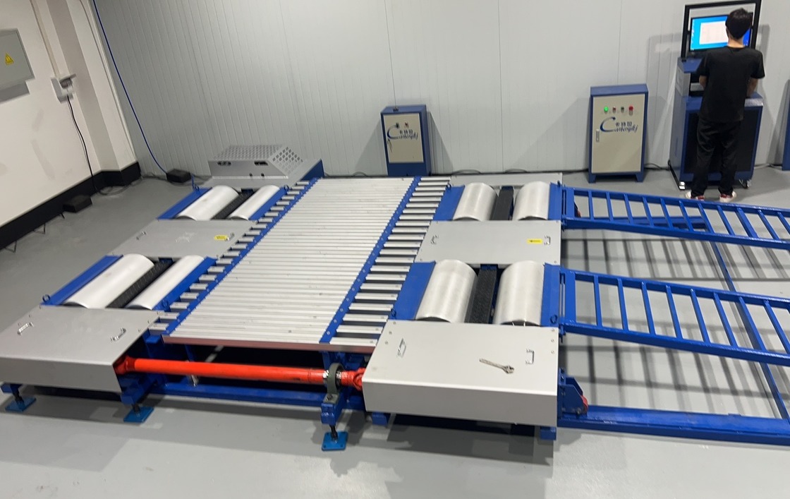 CTDCG-3-4WD  Hamownia podwoziowa do testowania pojazdów 4WD, maszyna do pomiaru mocy silnika, hamownia obciążeniowa z prądem wirowym 1000 KM, jeden wolny wałek