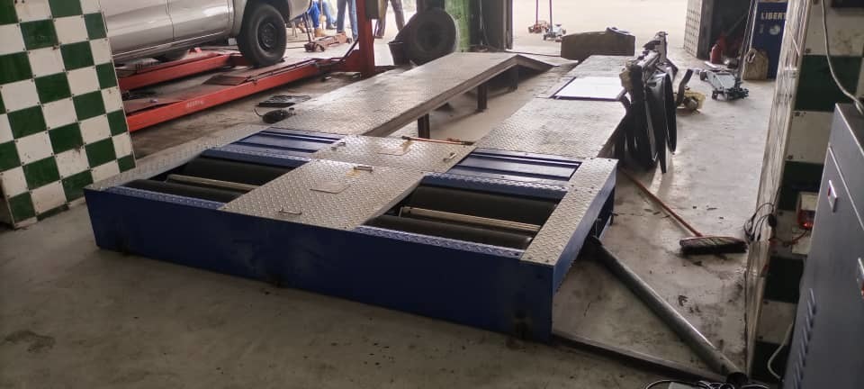 CTGT3-4C Włókno 4-w-jedynce w linii badawczej pojazdu Włókno próba hamulca z obciążeniem osi podwójne płytki bocznej próba przesuwania