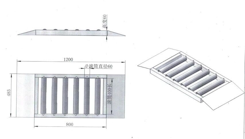 Sprzęt do kontroli pojazdów przenośny CTZH Free Roller dla pojazdów 4WD