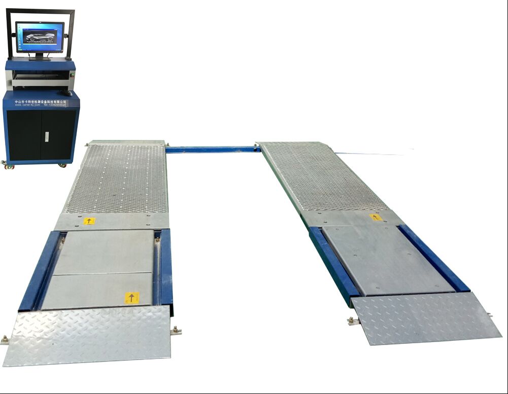 Tester hamulców Ultra Flat Plate o udźwigu 4T do samochodów ciężarowych o maksymalnym obciążeniu osi 10000 kg