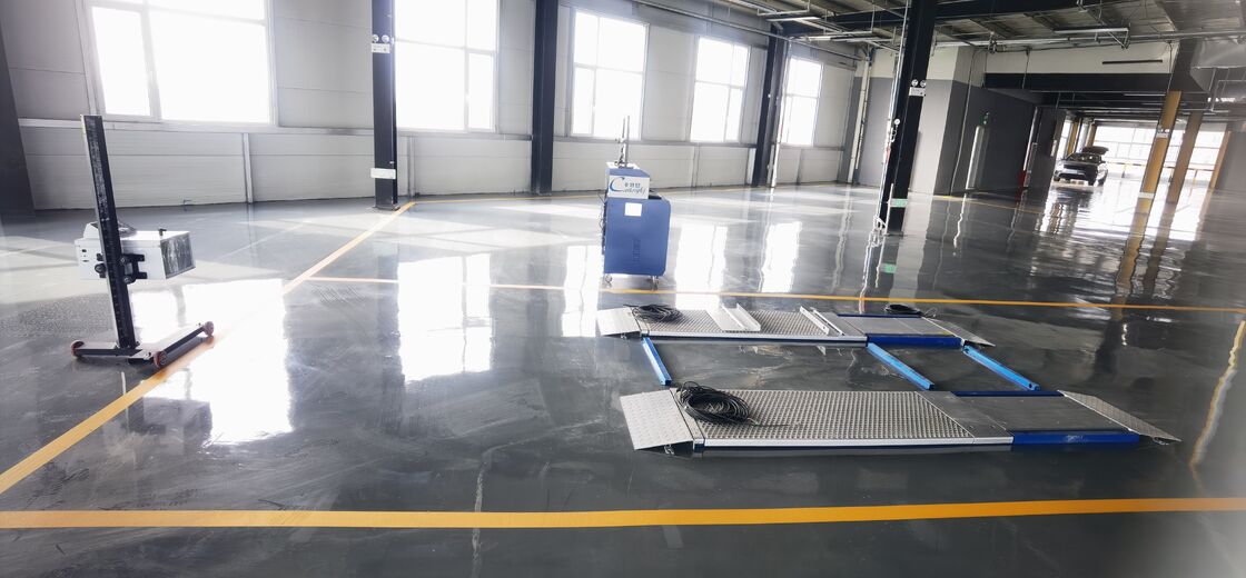 Tester hamulców Ultra Flat Plate o udźwigu 4T do samochodów ciężarowych o maksymalnym obciążeniu osi 10000 kg