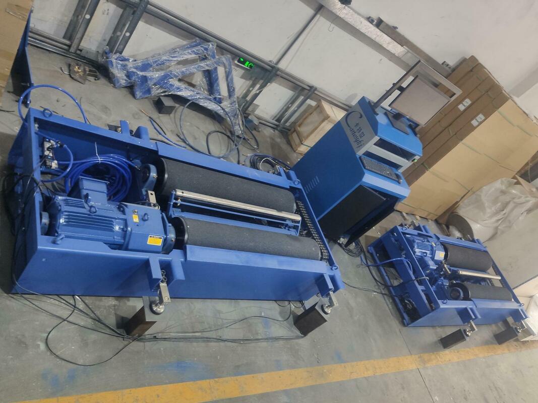 Tester hamulców rolkowych Cartesykj marki CTFZ-13B Tester sił przeciwnych z doposażeniem do obciążenia osi 15T Rolki hamulcowe do pojazdów