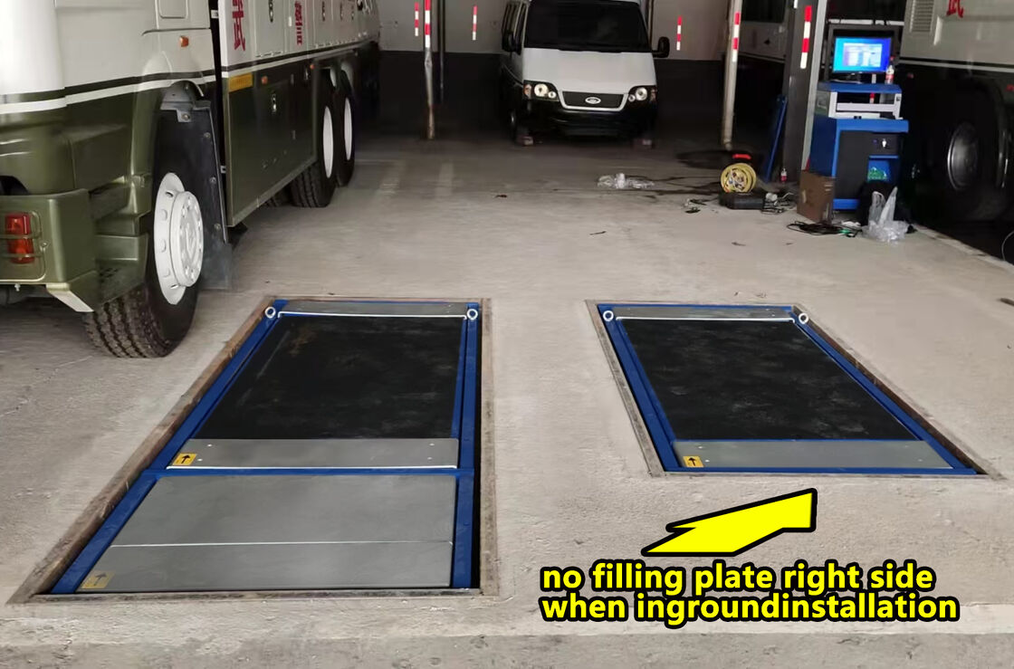 Cartesykj Luksusowy tester hamulców płaskich 3T 10T 15T Sprzęt do kontroli pojazdów pas testowy pojazdów 2CTHPB-13 z testerem hamulców obciążenia osi z zawieszeniem bocznym