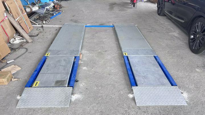 Cartesykj 4T pojemność 2 płyty Ultra Flat Brake Tester z bocznym poślizgiem, zawieszeniem, obciążeniem osi, funkcją tester hamulców
