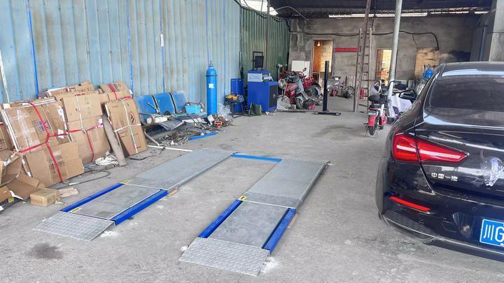 Cartesykj 4T pojemność 2 płyty Ultra Flat Brake Tester z bocznym poślizgiem, zawieszeniem, obciążeniem osi, funkcją tester hamulców